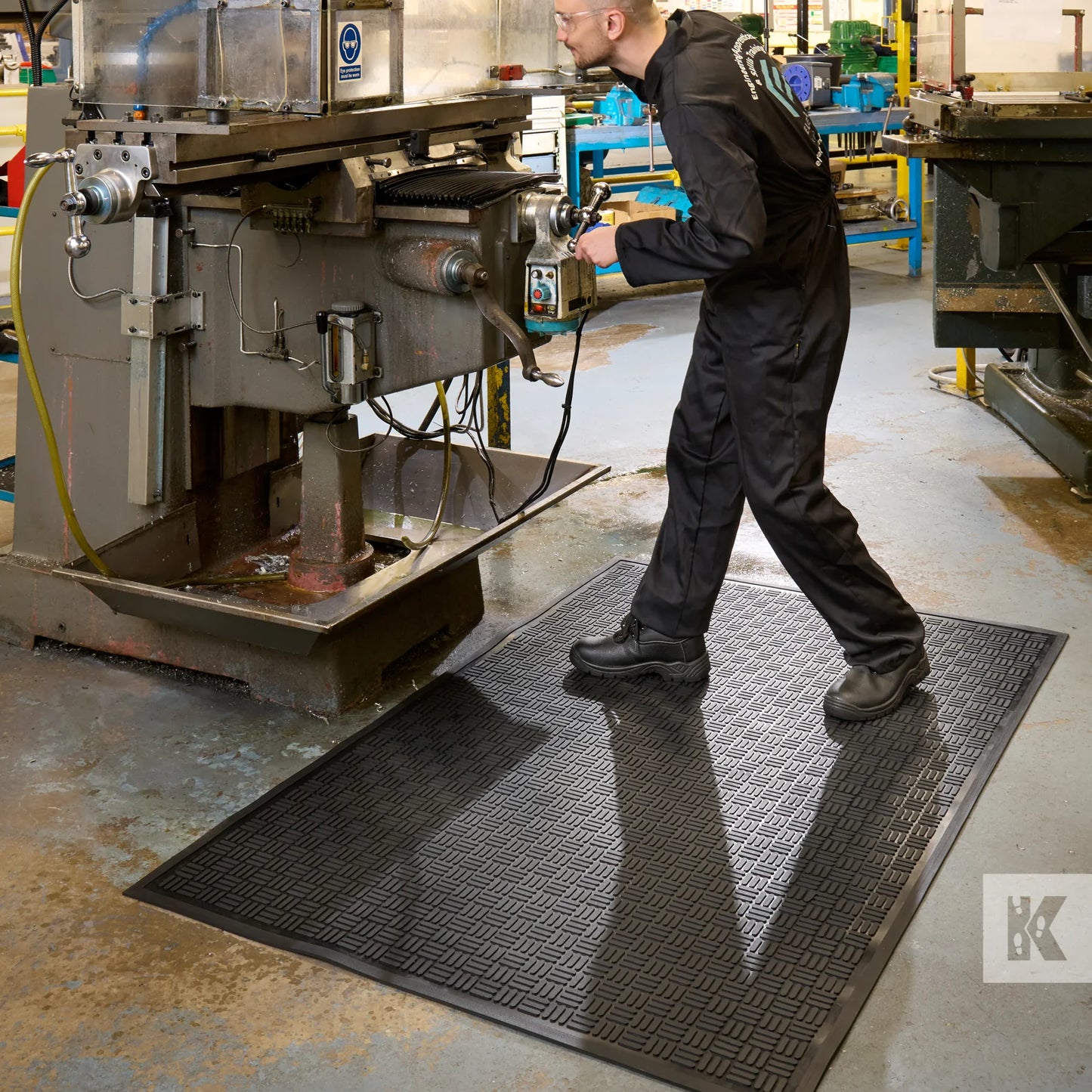 Tapis Industriel Caoutchouc – Zones Humides & Huiles