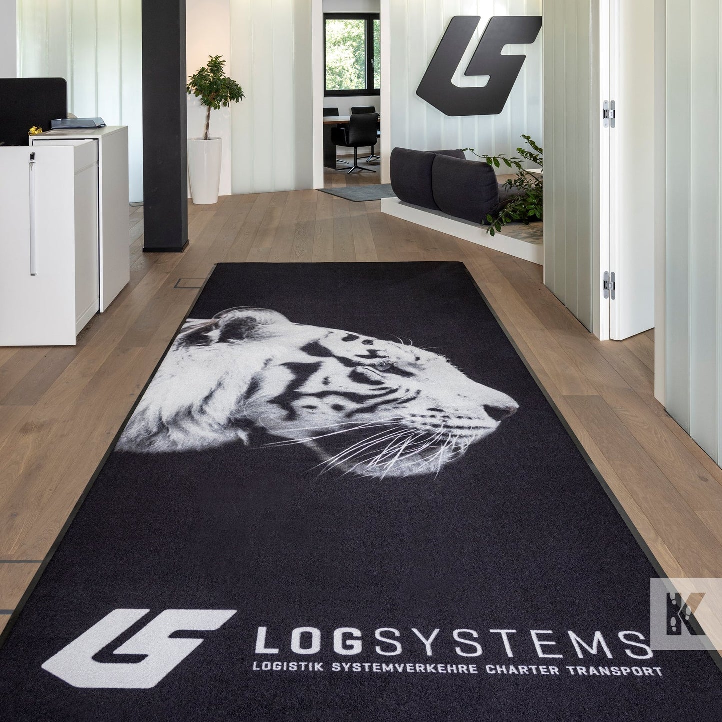 Tapis Logo Personnalisé – Grand Format XXL