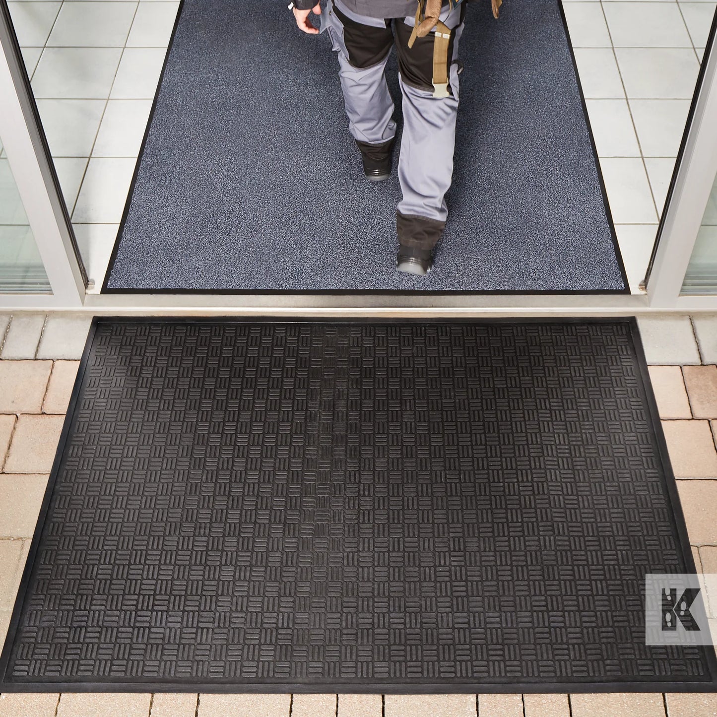 Tapis d’Entrée Professionnel – Caoutchouc Grattant
