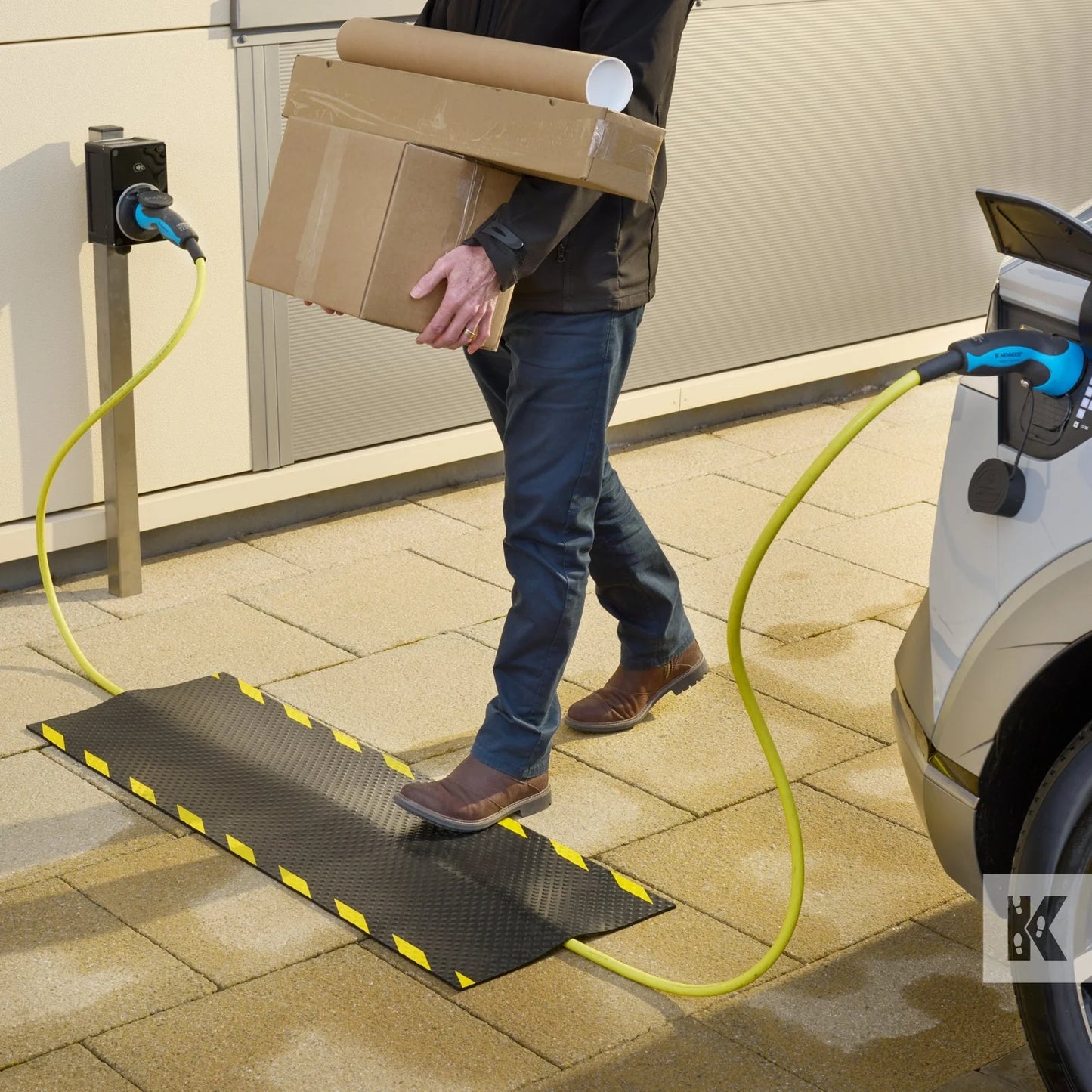 Tapis Protection Câble – Recharge Voiture Électrique