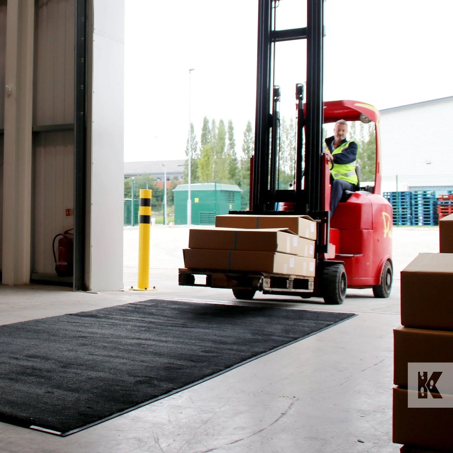 Tapis Industriel – Chariots Élévateurs Haute Résistance