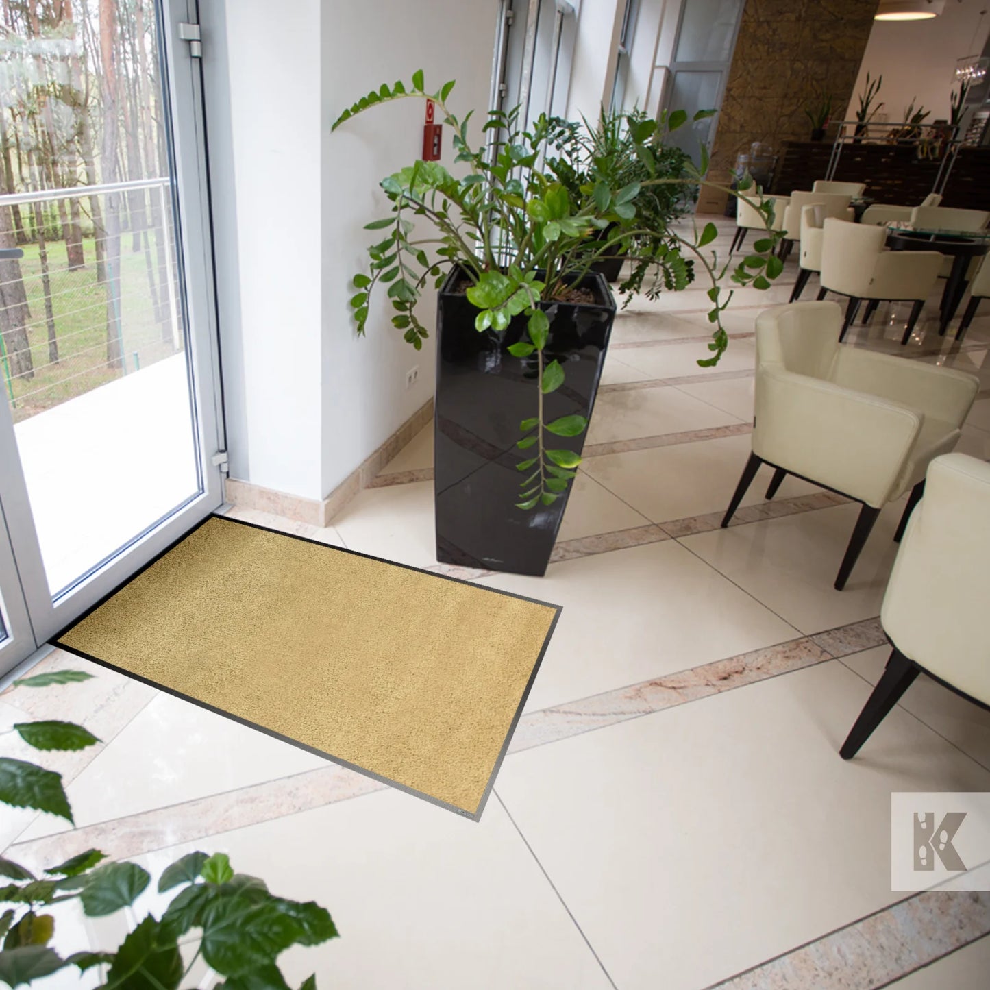 Tapis d’Entrée Professionnel – Couleur Unie