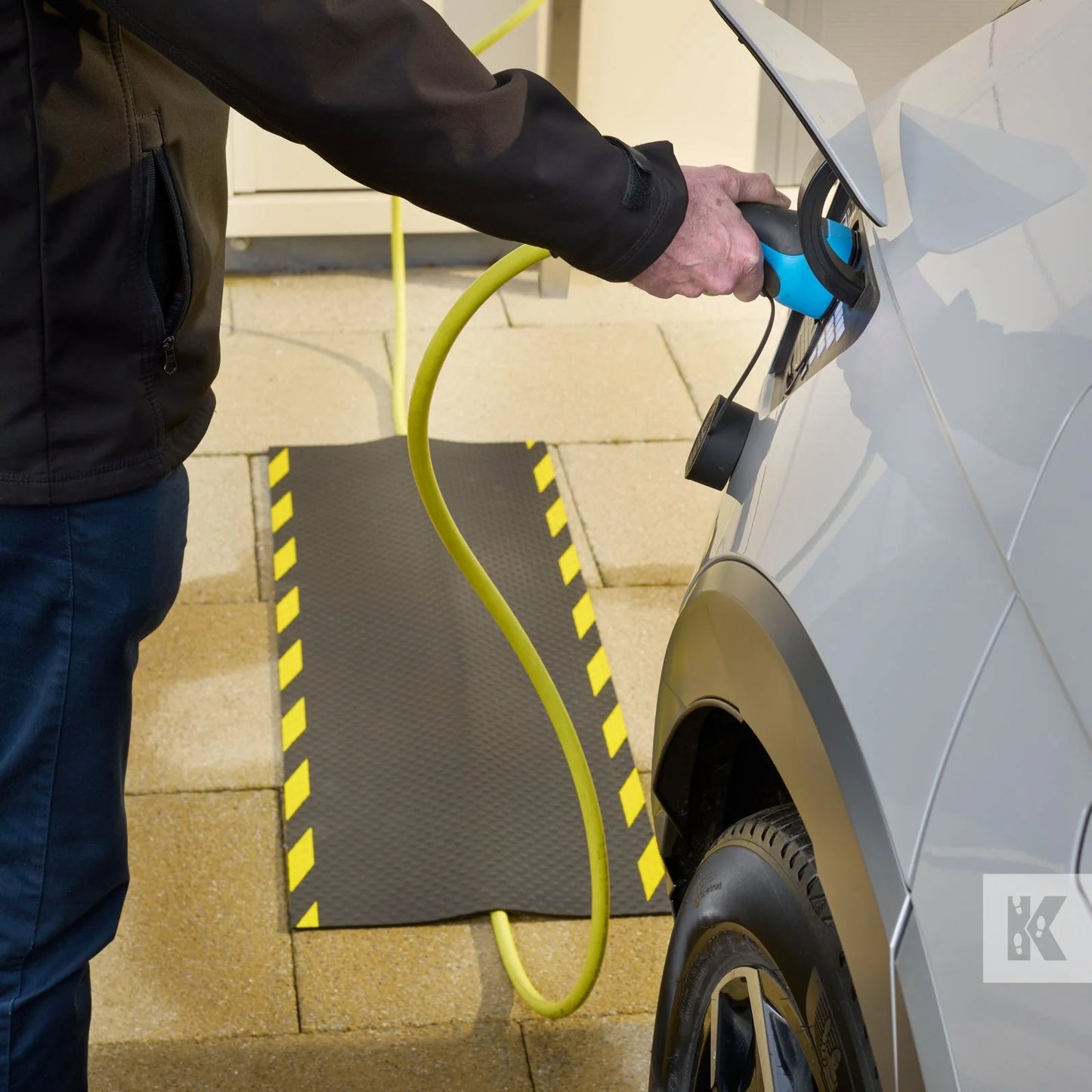 Tapis Protection Câble – Recharge Voiture Électrique