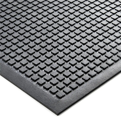 Détail de la surface antidérapante d’un tapis anti-fatigue professionnel industriel conçu pour les environnements exigeants.