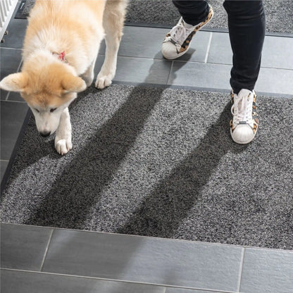 Tapis d’entrée professionnel écologique capturant la poussière et les débris apportés par les chaussures et les animaux domestiques.