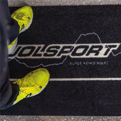 Tapis logo personnalisé anti-fatigue avec marquage d’entreprise offrant confort et visibilité de marque dans les espaces professionnels.